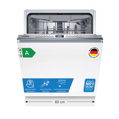 Bosch Serie 4 SMV4ECX27E Lavastoviglie da incasso a scomparsa totale 14 coperti Classe A