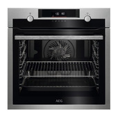 AEG BPE535260M 71 L 3000 W Nero, Acciaio satinato