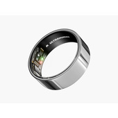 Ultrahuman Ring AIR – taglia 14- Monitor del sonno e dell'attività fisica, anello intelligente per uomo e donna, nessuna spesa per l'app per le funzioni standard, durata della batteria fino a 6 giorni, Space Silver