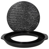 Tognana Porcellane BARBECUE/GRILL TOND.33X36CM FORGED-X PREMIUM BLACK