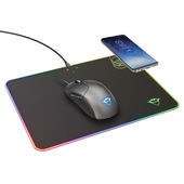 Trust GXT 750 Qlide RGB Tappetino per mouse per gioco da computer Nero