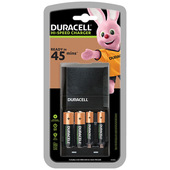 Duracell Caricabatterie 45 minuti + 2xAA, 2xAAA
