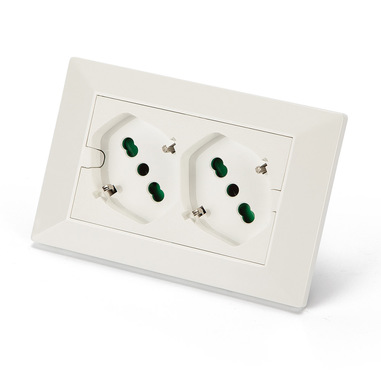 FANTON 42100 presa energia 2 x Type F + Type L Bianco