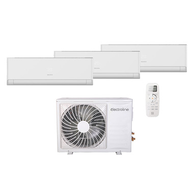 Electroline Trialsplit 9000+9000+9000BTu ETHE50D3 + IUD263HKAW + IUD263HKAW + IUD263HKAW condizionatore fisso