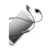 Cellularline VOICE CLASSIC Auricolari classici con microfono, tasto di risposta e connettore Jack 3.5mm