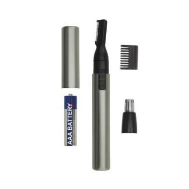 Wahl 5640-1016 rasoio di precisione Bagnato e secco Alluminio, Nero