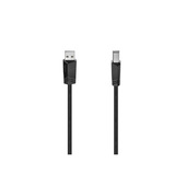Hama Cavo USB A M / USB B M , USB 2.0, 1,5 metri, nero