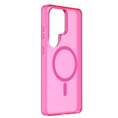 Cellularline FROSTY MAG - Galaxy S26 Ultra Cover semi-trasparente con finitura opaca e bordi colorati, compatibile con l’ecosistema Qi2 e accessori magnetici per smartphone Samsung.