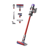 Dyson V11 Fluffy Aspirapolvere a bastone 2 in 1 Batteria Secco Senza sacchetto Nichel, Rosso