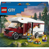LEGO City 60454 Camper Van delle Vacanze d’Avventura, Veicolo Giocattolo con 3 Minifigure e Accessori, Giochi per Bambini 6+
