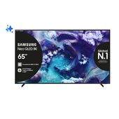 Samsung Neo QLED AI TV 65" QE65QN900FTXZT 8K Mini LED, Processore NQ8 AI Gen2, 8K AI Upscaling, Glare Free, Neo Quantum HDR 8K Pro, Dolby Atmos & OTS+, Metal Frame Design, Vision AI Smart TV, 2025