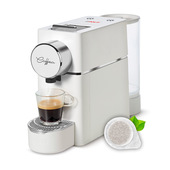 Polti Coffea S18W, macchina da caffè a cialde E.S.E. da 44 m con espulsione automatica delle cialde nell'apposito cassetto, serbatoio removibile da 0,85 l