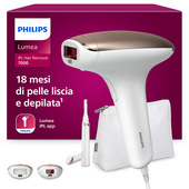 Philips Lumea Advanced Epilatore a Luce Pulsata Lumea con custodia e rifinitore a penna Satin Compact bianco BRI921/00