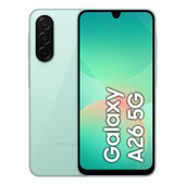 Samsung Galaxy A26 5G, Smartphone con Funzioni intelligenti, Display Super AMOLED 6.7”, 8GB RAM, 256GB, Batteria 5.000 mAh, memoria espandibile, Mint