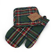 TESS AC943692 presina e guanto da forno Set di guanti da forno 2 pz Multicolore Cotone