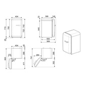 Smeg 50's Style FAB5LCR5 Panna
