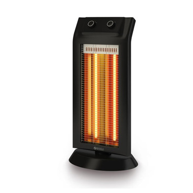 Olimpia Splendid 99579 stufetta elettrica Interno Nero 1100 W Riscaldatore ambiente elettrico a infrarossi