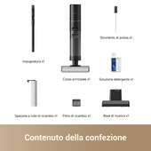 Dreame G10 Pro Aspirapolvere elettrica Batteria Secco e bagnato Senza sacchetto 200 W Bianco 2,5 Ah