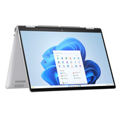 HP ENVY x360 14-fa0004nl AMD Ryzen™ 7 8840HS Ibrido (2 in 1) 35,6 cm (14") OLED Touch screen 3K 16 GB LPDDR5-SDRAM 1 TB SSD Wi-Fi 6E (802.11ax) Windows 11 Home Argento