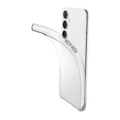 Cellularline Fine - Galaxy S24 Cover in gomma morbida ultra sottile e trasparente