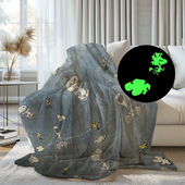 Kanguru Plaid Glow Peanuts Blue