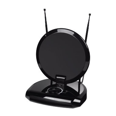 Thomson Antenna TV/FM ANT1418BK, amplificata, 35 dB, nero