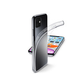 Cellularline Fine - iPhone 11 Cover in gomma morbida ultra sottile e trasparente