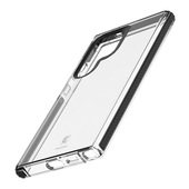 Cellularline Tetra Force Strong Guard - Galaxy S25 Ultra Custodia flessibile ultra-protettiva, anti-shock con tecnologia antibatterica Microban® integrata