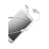 Cellularline VOICE CLASSIC Auricolari classici con microfono, tasto di risposta e connettore Jack 3.5mm