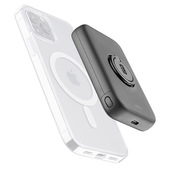 Cellularline Wireless Power Bank MAG 5000 Caricabatterie portatile compatibile con MagSafe