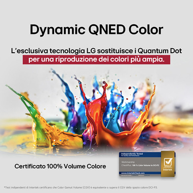 LG QNED evo AI 55QNED87A6B TV Serie QNED87 55'' 4K, α8 Gen2, Dolby Vision, 20W, 4 HDMI con VRR 120Hz, Smart TV WebOS 25