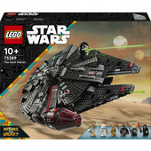 LEGO Star Wars 75389 Dark Falcon, Astronave Giocattolo da Costruire, Versione Oscura del Millennium Falcon, Idea Regalo 10+
