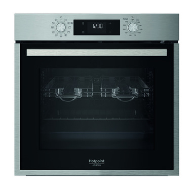 Hotpoint Ariston HAO 478PZ X Forno multifunzione inox con display e manopole push-push, Twist Grill, Pirolisi