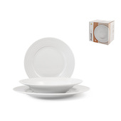Pengo 8142300 servizio da tavola 18 pz Porcellana Bianco