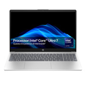 HP OmniBook 5 AI 16-af1004nlx Intel Core Ultra 7 255U Computer portatile 40,6 cm (16") 2K 16 GB LPDDR5x-SDRAM 512 GB SSD Wi-Fi 6 (802.11ax) Windows 11 Home AI PC Argento