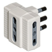 bticino S3604DE adattatore per presa di corrente Tipo L (IT) Bianco