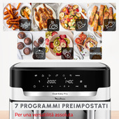 Moulinex Dual Easy Fry XXL , Friggitrice ad Aria, 11L, 2 Cestelli, Modalità Sync