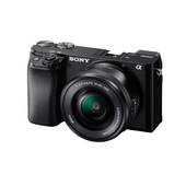 Sony α Alpha 6100 Kit Fotocamera Digitale Mirrorless con Obiettivo Intercambiabile SELP 16-50mm, Sensore APS-C, Video 4K, Real Time Eye AF, Real Time Tracking, ILCE6100AB + SELP16502B, Nero