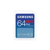 Samsung PRO Plus SD Card - Scheda di memoria 64GB (2023)