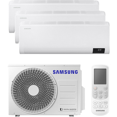Samsung Wind-Free Comfort Next Trialsplit 9000+9000+12000BTu AJ052TXJ3KG/EU + 2x AR09TXFCAWKNEU + AR12BXFCAWKNEU condizionatore fisso
