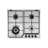 De’Longhi YAF 46 ASDV piano cottura Acciaio inossidabile Da incasso 58 cm Gas 4 Fornello(i)
