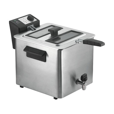 RGV FRY TYPE 8/N Friggitrice 8 L Singolo Nero, Acciaio inossidabile 3000 W