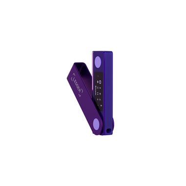 Ledger Nano X Portafoglio hardware con chiavetta USB Viola