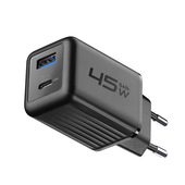 Cellularline MULTIPOWER MICRO 45W Caricabatterie da rete veloce ultracompatto 2 porte, 45W