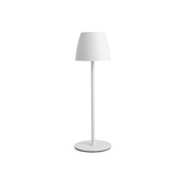 Pengo H&H Lampada da tavolo Eureka in metallo bianco 38 cm