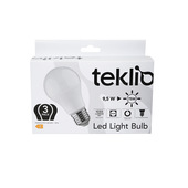 IOPLEE TEKLIO A60-3 Confezione 3 lampadine LED 9,5W E27 classe E