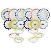 Tognana Porcellane MC070186246A servizio da tavola 18 pz Porcellana Multicolore