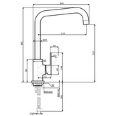 Smeg MI3CR rubinetto Cromo