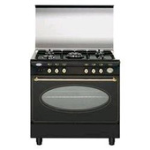 Glem Gas UA85TR3 cucina Elettrico/Gas Nero