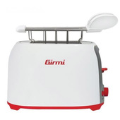 Girmi TP10 2 fetta/e 750 W Rosso, Bianco